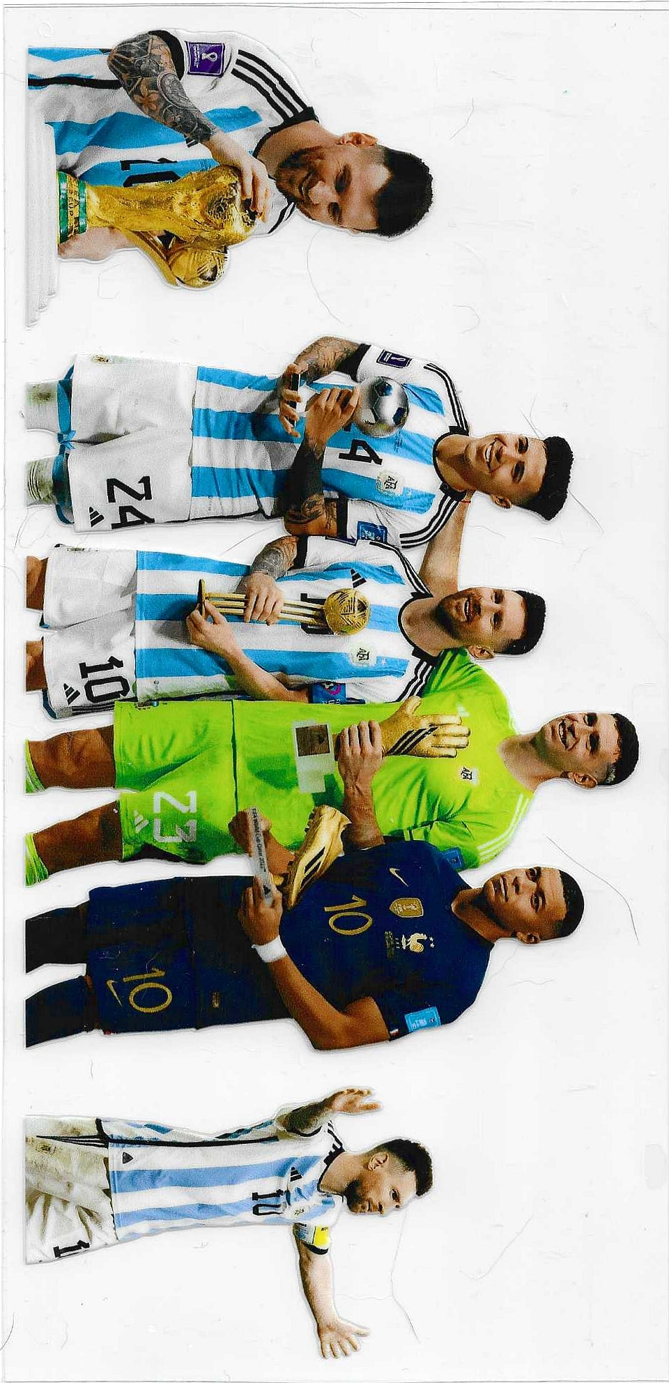 Footballer players wrap