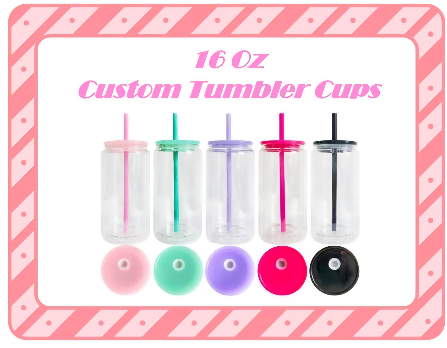 ✨️Custom 16oz Double-Walled Snowglobe Tumblers✨️