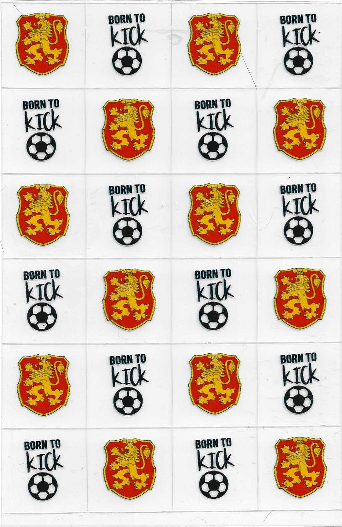 Kiss cut Football