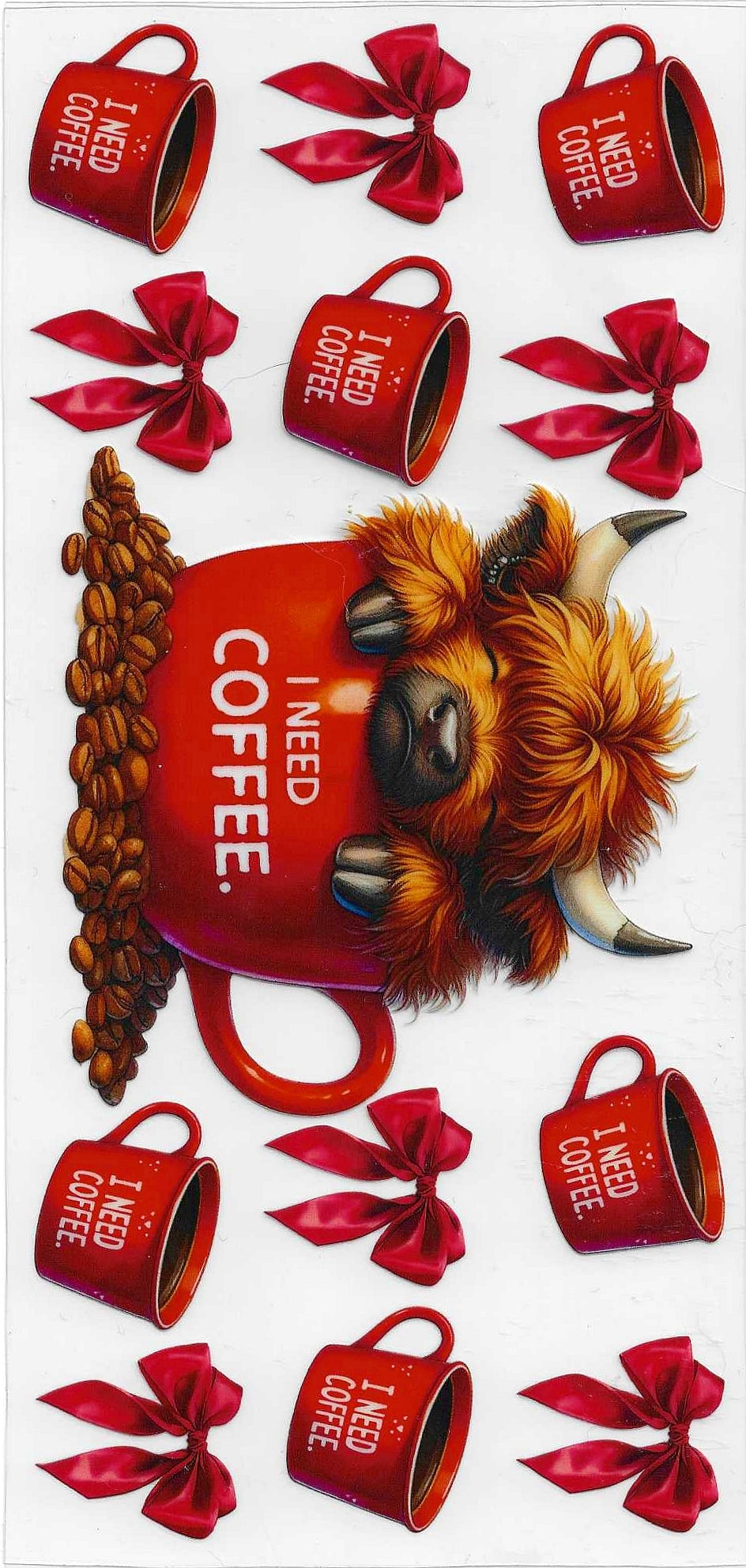 16oz wrap cow coffee
