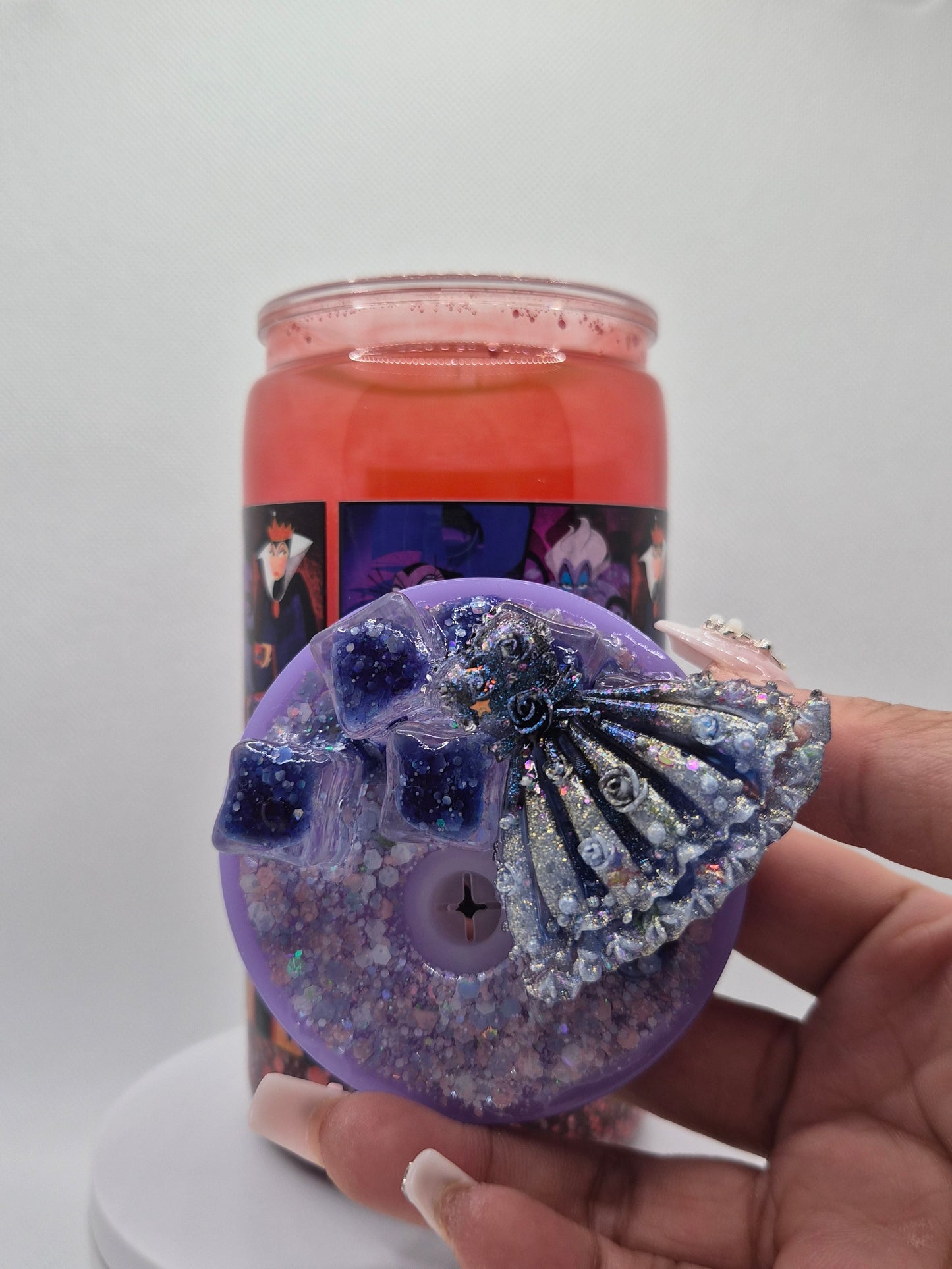 Villain in Princess movie lava drip 20oz