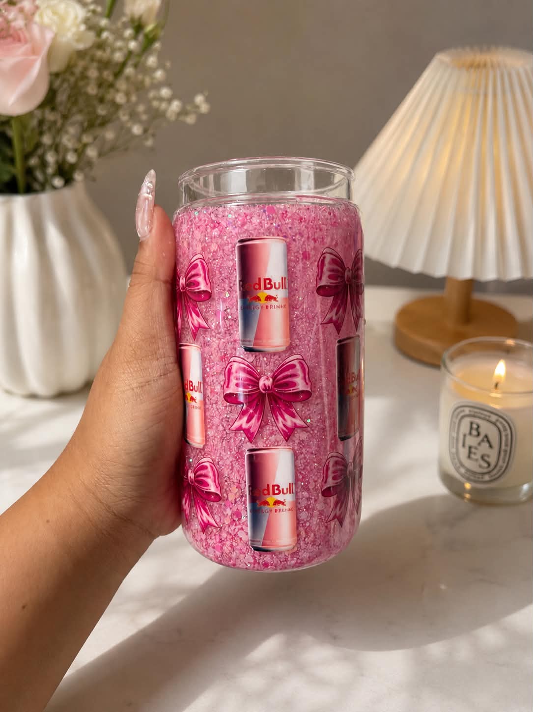 Pre-made cup 16oz plastic cup