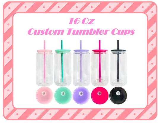 ✨️Custom 16oz Double-Walled Snowglobe Tumblers✨️