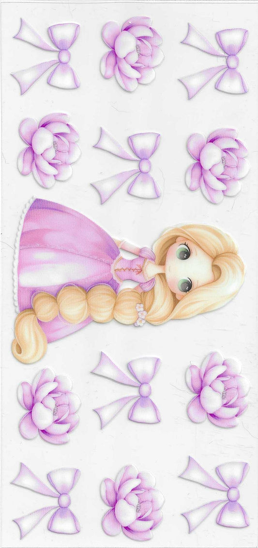 16oz wrap Long hair princess