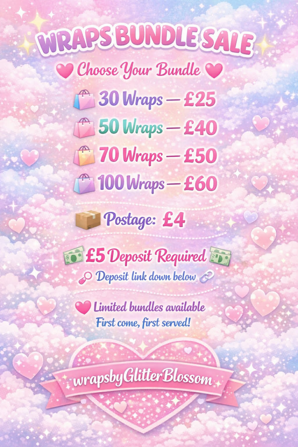 100 wraps bundle